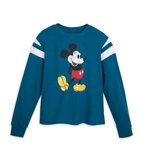 Mickey Mouse Semi-Cropped Pullover Top for Adults